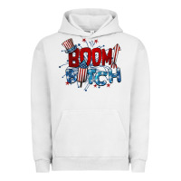 Pigment Lunar Rock boom bitch 4th of july Urban Hoodie - BarkalooDesign