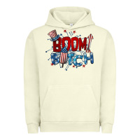 Pigment Pistachio boom bitch 4th of july Urban Hoodie - BarkalooDesign