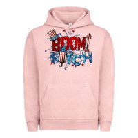 Pigment Salmon boom bitch 4th of july Urban Hoodie - BarkalooDesign