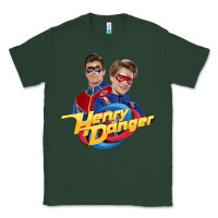 Sports Green henry danger and captain man Classic Tee - tuanDangUi
