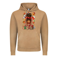 Vintage Camel one merry nurse afro messy bun Vintage Hoodie - texasbilliewilder