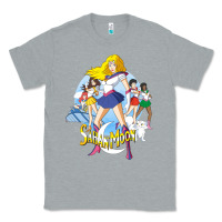Heather Grey saban moon Classic Tee - tuanDangUi