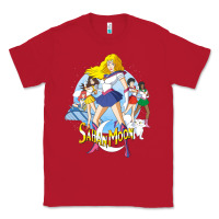 Red saban moon Classic Tee - tuanDangUi