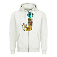 Oatmeal Heather farm life alphabet lowercase letters j Zipper Hoodie - BundleAndBundleShop