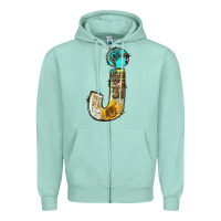 Seafoam farm life alphabet lowercase letters j Zipper Hoodie - BundleAndBundleShop