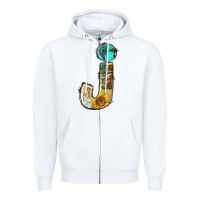 White farm life alphabet lowercase letters j Zipper Hoodie - BundleAndBundleShop