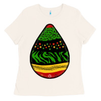 Bone teardrop african pattern Ladies Tee - BundleAndBundleShop