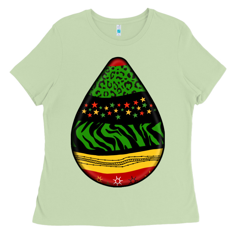 Teardrop African Pattern Ladies Tee by BundleAndBundleShop | Teevron
