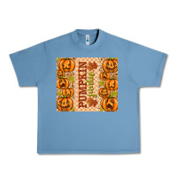 Pebble Blue Fall Pumpkin Junkie Urban Heavy Tee - texasbilliewilder