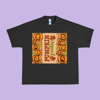 Fall Pumpkin Junkie Urban Heavy Tee Designed By Texasbilliewilder