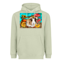 Matcha Guinea Pig Kid's Heavyweight Hoodie - LillyAllenDesigns