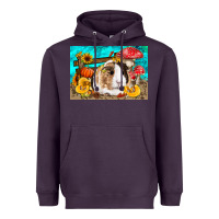 Plum Guinea Pig Kid's Heavyweight Hoodie - LillyAllenDesigns
