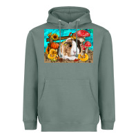 Sage Guinea Pig Kid's Heavyweight Hoodie - LillyAllenDesigns