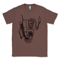 Chestnut b&w claptrap   borderlands Classic Tee - tuanDangUi