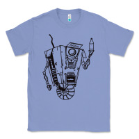 Colony Blue b&w claptrap   borderlands Classic Tee - tuanDangUi