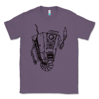 Lavender b&w claptrap   borderlands Classic Tee - tuanDangUi