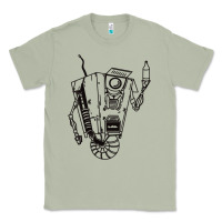 Matcha b&w claptrap   borderlands Classic Tee - tuanDangUi