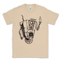 Mushroom b&w claptrap   borderlands Classic Tee - tuanDangUi
