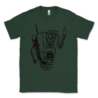 Sports Green b&w claptrap   borderlands Classic Tee - tuanDangUi