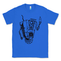 True Royal b&w claptrap   borderlands Classic Tee - tuanDangUi