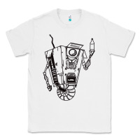 White b&w claptrap   borderlands Classic Tee - tuanDangUi