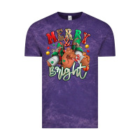 Cloud Purple merry and bright black man sneakers Vintage Tee - RanaPortraitStore