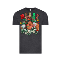 Vintage Black merry and bright black man sneakers Vintage Tee - RanaPortraitStore
