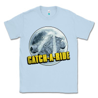 Dusty Blue catch a ride to the moon and back Classic Tee - tuanDangUi