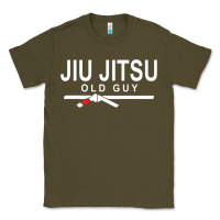Army Green Jiu Jitsu Old Guy Classic Tee - tuanDangUi