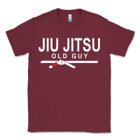 Burgundy Jiu Jitsu Old Guy Classic Tee - tuanDangUi