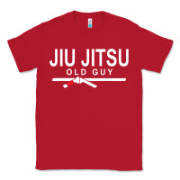 Red Jiu Jitsu Old Guy Classic Tee - tuanDangUi