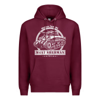 Burgundy m4a1 sherman tank Premium Hoodie - tuanDangUi
