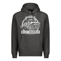 Charcoal Heather m4a1 sherman tank Premium Hoodie - tuanDangUi