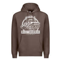 Coffee m4a1 sherman tank Premium Hoodie - tuanDangUi