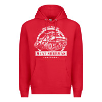 Red m4a1 sherman tank Premium Hoodie - tuanDangUi