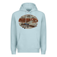 Blue Mist cessna 182 skylane since 1956 retro vintage airplane design Premium Hoodie - tuanDangUi