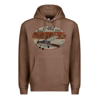 Chestnut cessna 182 skylane since 1956 retro vintage airplane design Premium Hoodie - tuanDangUi