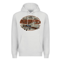 Dove Grey cessna 182 skylane since 1956 retro vintage airplane design Premium Hoodie - tuanDangUi