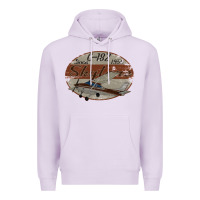 Lilac cessna 182 skylane since 1956 retro vintage airplane design Premium Hoodie - tuanDangUi