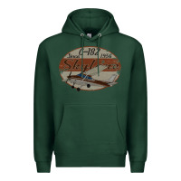 Sports Green cessna 182 skylane since 1956 retro vintage airplane design Premium Hoodie - tuanDangUi