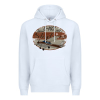White cessna 182 skylane since 1956 retro vintage airplane design Premium Hoodie - tuanDangUi