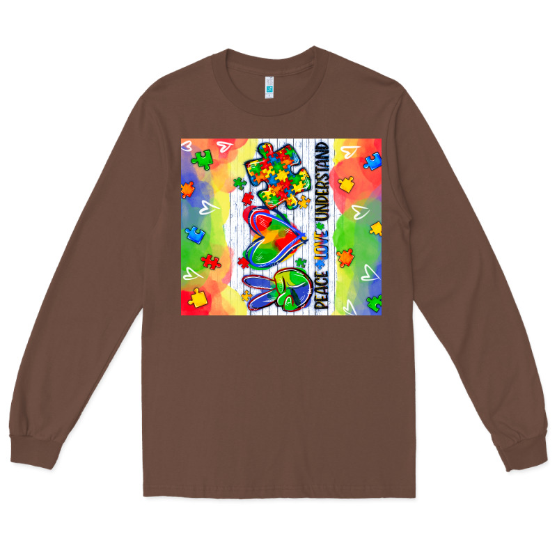 Peace Love Understand Long Sleeve Tee by CowGirlArtShop | Teevron