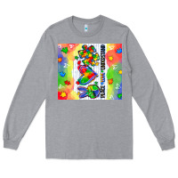 Heather Grey peace love understand Long Sleeve Tee - CowGirlArtShop