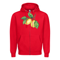 Red lemons Zipper Hoodie - BundleAndBundleShop