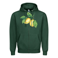 Sports Green lemons Zipper Hoodie - BundleAndBundleShop