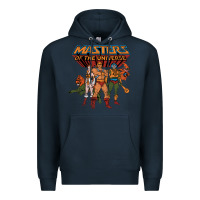 Navy he man white color Premium Hoodie - tuanDangUi