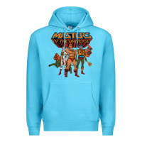 Ocean Blue he man white color Premium Hoodie - tuanDangUi