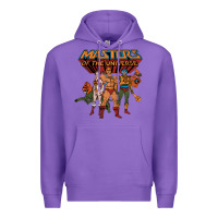 Purple he man white color Premium Hoodie - tuanDangUi