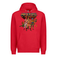 Red he man white color Premium Hoodie - tuanDangUi