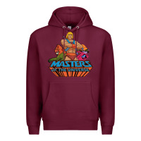 Burgundy he man white color 1 Premium Hoodie - tuanDangUi